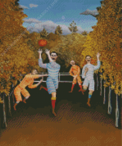 The Football Players Henri Rousseau Diamond Painting