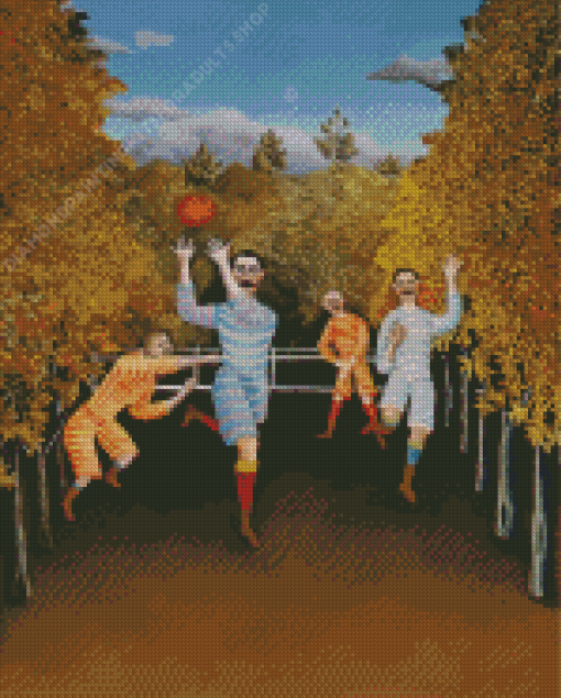 The Football Players Henri Rousseau Diamond Painting