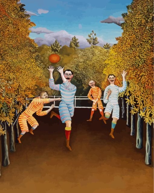 The Football Players Henri Rousseau Diamond Painting