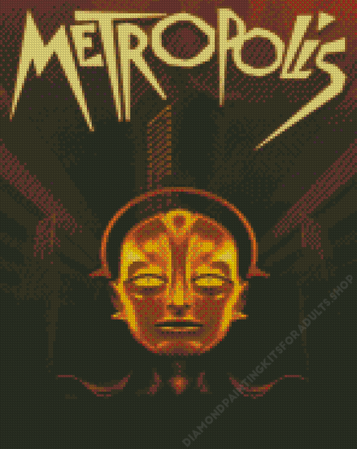 The Metropolis Movie Poster Diamond Painting