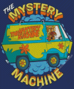 The Mystery Machine Poster Diamond Painting