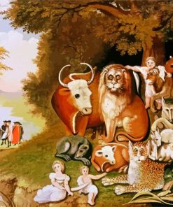 The Peaceable Kingdom by Edward Hicks Diamond Painting