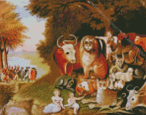 The Peaceable Kingdom by Edward Hicks Diamond Painting