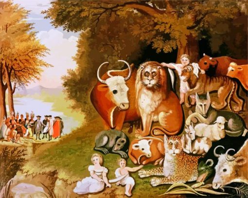 The Peaceable Kingdom by Edward Hicks Diamond Painting