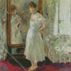 The Psyche Mirror by Berthe Morisot Diamond Painting