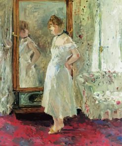 The Psyche Mirror by Berthe Morisot Diamond Painting