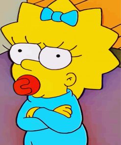 The Simpsons Maggie Diamond Painting