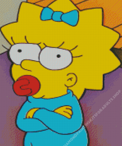 The Simpsons Maggie Diamond Painting