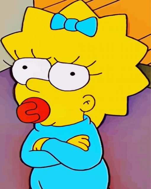 The Simpsons Maggie Diamond Painting