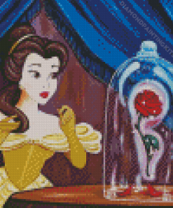 The Rose From Beauty And The Beast Diamond Painting