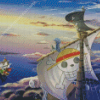 Thousand Sunny Ship Diamond Painting