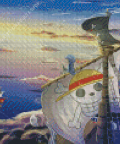 Thousand Sunny Ship Diamond Painting