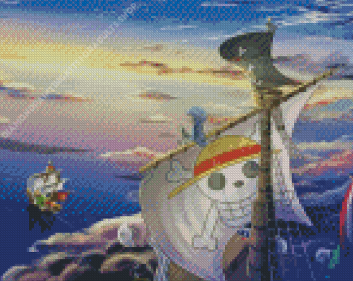 Thousand Sunny Ship Diamond Painting