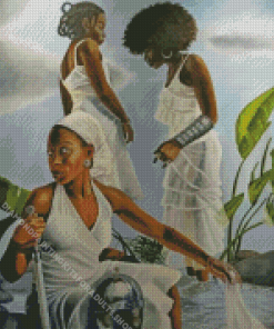 Three Black Women Diamond Painting