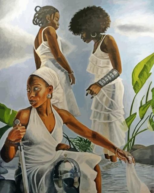 Three Black Women Diamond Painting