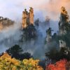 Tianzi Mountain In Autumn Diamond Painting