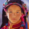 Tibet Girl Illustration Diamond Painting