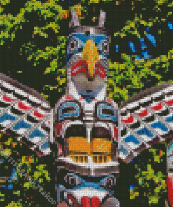 Totem Pole Diamond Painting