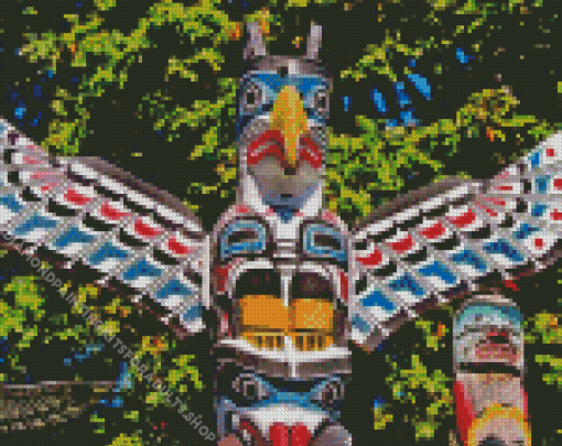 Totem Pole Diamond Painting