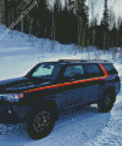 Toyota 4Runner in Snow Diamond Painting