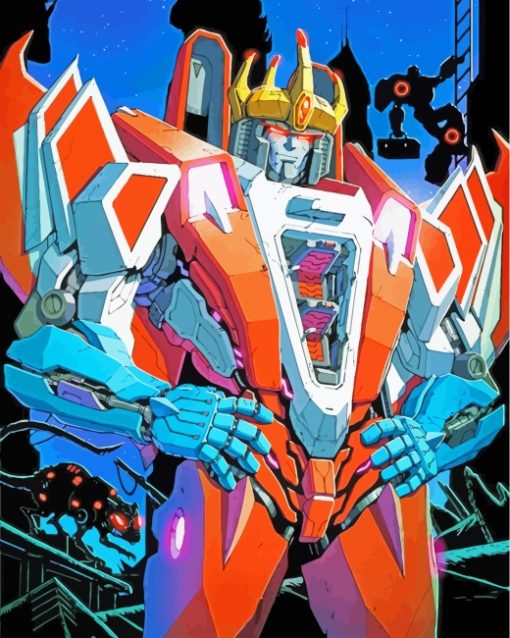 Transformers Starscream Robot Diamond Painting