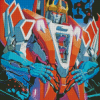 Transformers Starscream Robot Diamond Painting