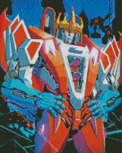 Transformers Starscream Robot Diamond Painting