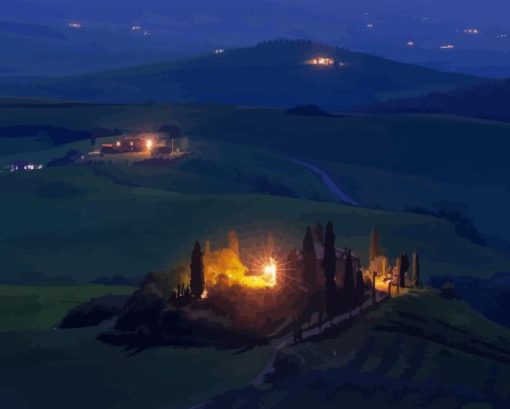 Tuscany Night Diamond Painting