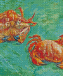 Two Crabs Art Diamond Painting