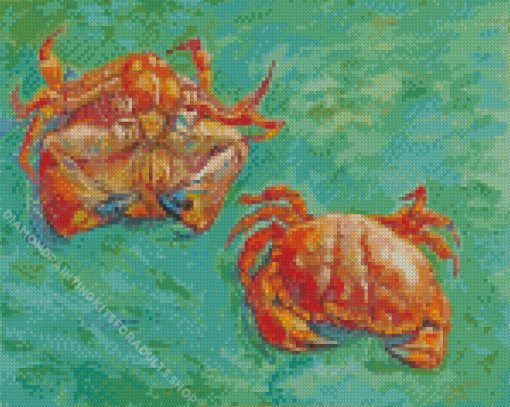 Two Crabs Art Diamond Painting