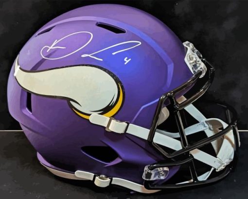 Vikings Football Team Helmet Diamond Painting