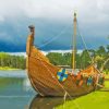 Vikings Longboat Diamond Painting