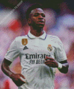 Vinicius Junior Brazilian Footballer Diamond Painting