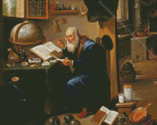 Vintage Alchemist Diamond Painting