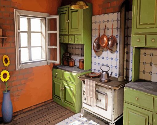 Vintage Kitchen Diamond Painting