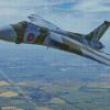 Vulcan Bomber Flying Diamond Painting