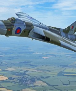 Vulcan Bomber Flying Diamond Painting