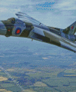 Vulcan Bomber Flying Diamond Painting