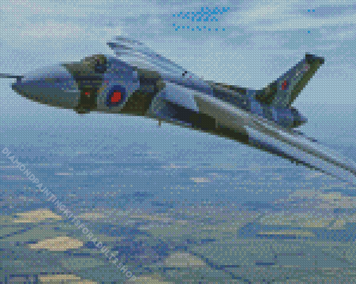 Vulcan Bomber Flying Diamond Painting