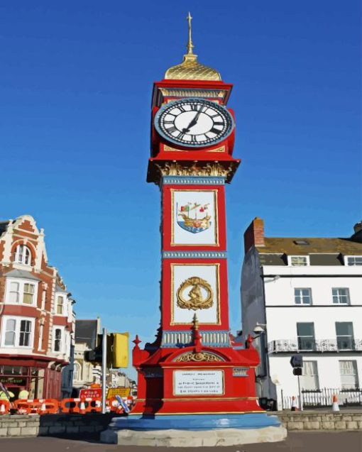 Weymouth Tower Clock Diamond Painting