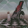 Wheel Chair Diamond Painting