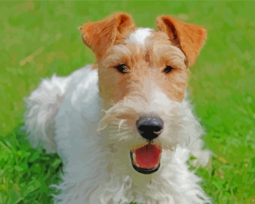 Wire Fox Terrier Diamond Painting