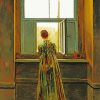 Woman At A Window By Caspar Friedrich Diamond Painting