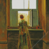 Woman At A Window By Caspar Friedrich Diamond Painting