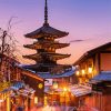 Yasaka Pagoda At Sunset Kyoto Japan Diamond Painting