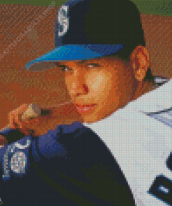 Young Alex Rodriguez Diamond Painting