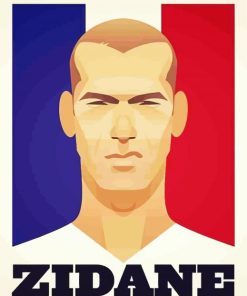 Zinedine Zidane Poster Diamond Painting