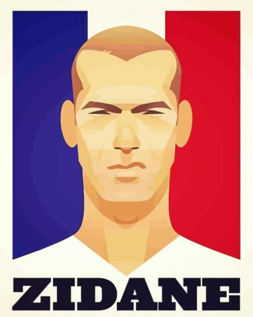 Zinedine Zidane Poster Diamond Painting