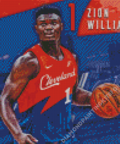 Zion Williamson Poster Diamond Painting