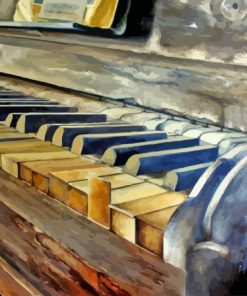 Abstract Vintage Piano Diamond Painting